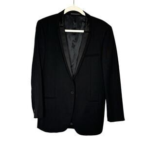 Sandro Paris Men's Black Wool Blazer